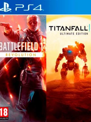 2 JUEGOS EN 1 BATTLEFIELD 1 REVOLUTION MAS TITANFALL 2 PS4